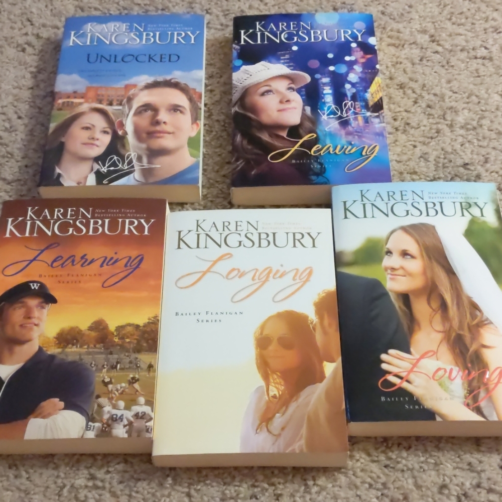 set of Karen Kingsbury books